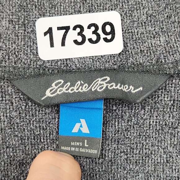 Eddie Bauer Jacket Mens Large Gray Heather First Ascent Full Zip Hooded Casual - Picture 9 of 12